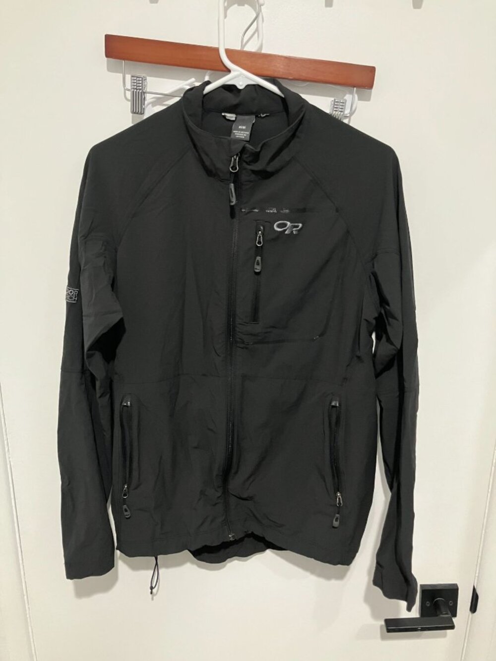Outdoor Research Men's Full Zip Ferrosi Jacket, Black, Size Medium